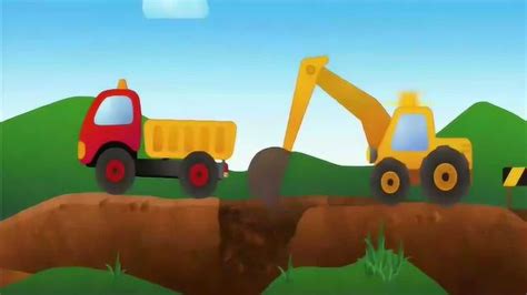 挖土机视频挖掘机动画视频,儿童挖掘机动画视频1-3岁挖土机缩略图